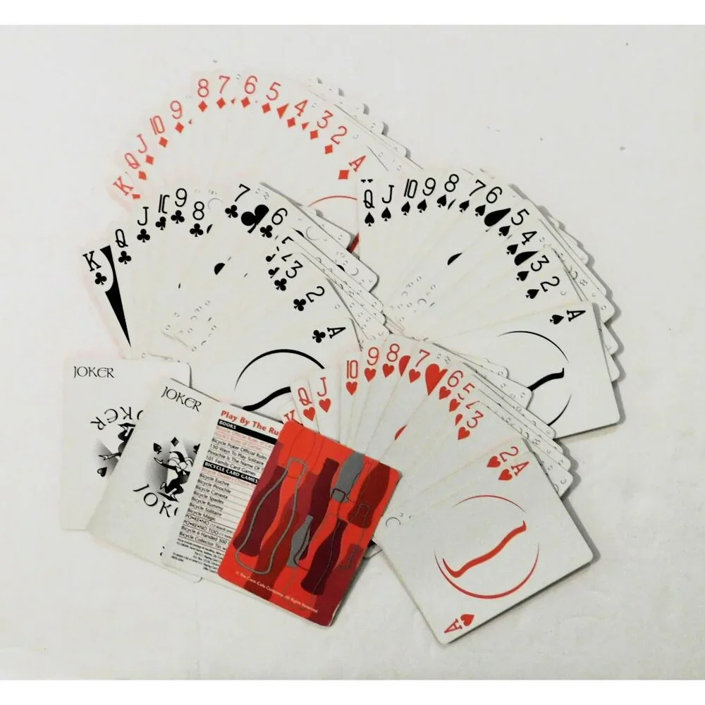 Vintage Coca-Cola Brand Playing Cards Original Box Red Deck